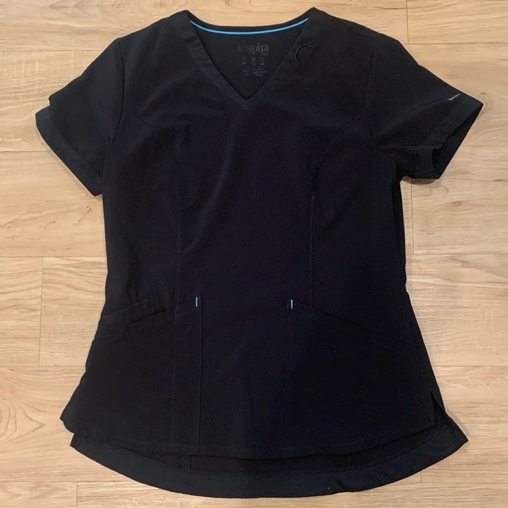 Womens Inspira Flex Small Vneck Scrub Top and Medium Mid Rise Jogger Set